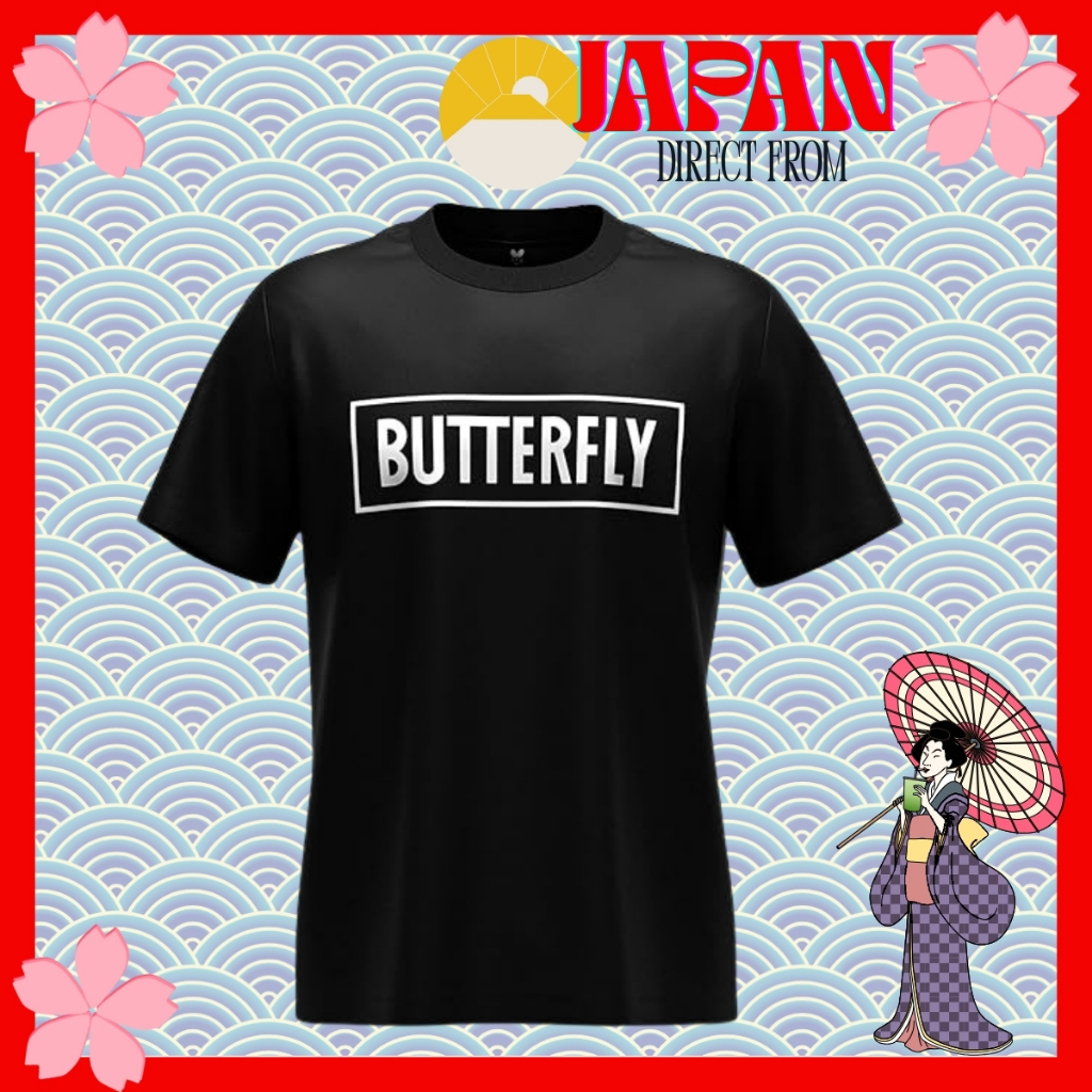 【Direct from Japan】Butterfly 47210 BL T-Shirt III | Table Tennis Tee | Lightweight, Unisex, Comfortable Sportswear