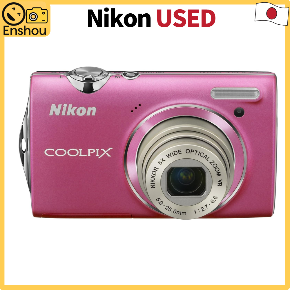 [USED]Do Japão [USADO]Nikon Digital Camera COOLPIX Hot Pink S5100PK 12.2 Megapixels 5x Optical Zoom 28mm Wide-angle