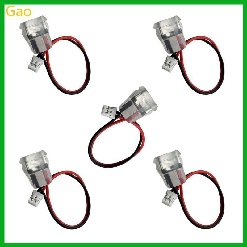 Gao Clear Shell Carregamento Tipo-C Fêmea Para Reparo Luz 2Pin 5 Pack