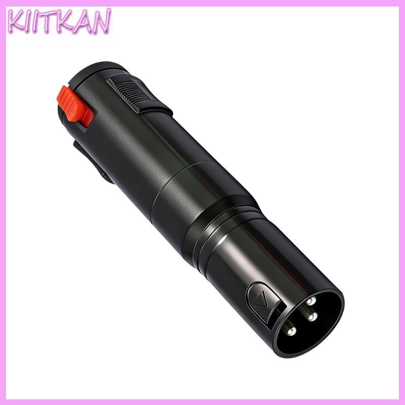 KIITK Clear 6 35mm 1 4 Polegadas Travamento Fêmea Para Adaptador 3 Pinos Dispositivos Auditivos