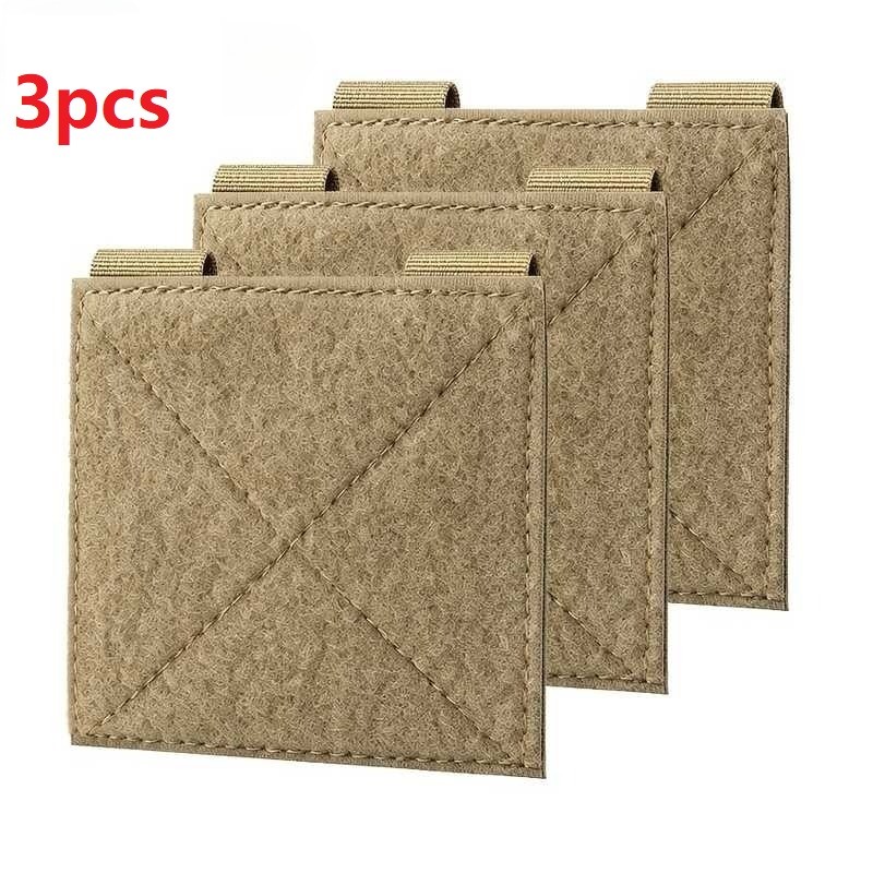 LUC 3 Unidades De Painel Adaptador De Correia MOLLE , Placa De Exibição De Remendo HOOK E LOOP Compatível Com Acessórios