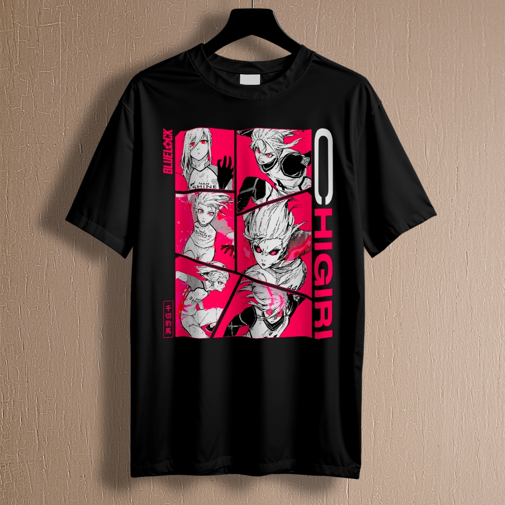 Camisa Camiseta Blue Lock Hyoma Chigiri Anime Jogadora Velocidade Drible Futebol REF2587 Home Custom