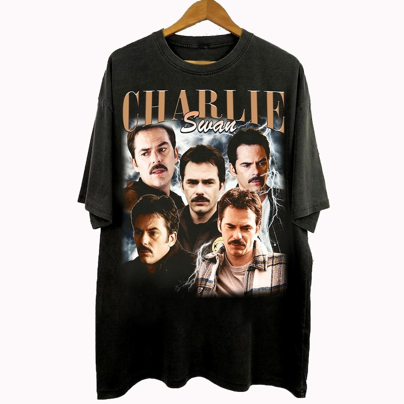Camiseta Masculina Feminina Estampa Charlie Swan Crepúsculo T-shirt Unissex Streetwear Envio Imediato