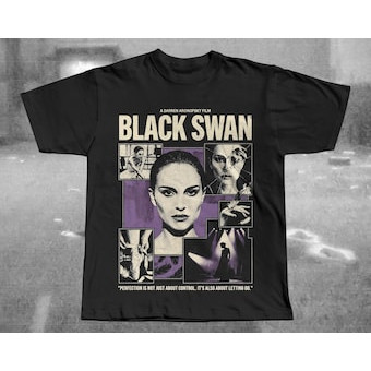 Camiseta Masculina Estampa Filme Black Swan Moderna Atemporal Estilosa Tema Cinematográfico Casual