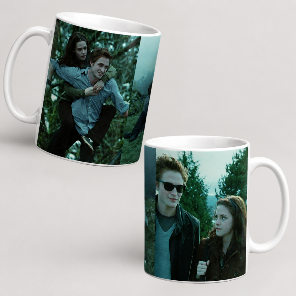 Caneca Saga Crepúsculo Edward Cullen Bella Swan Twilight