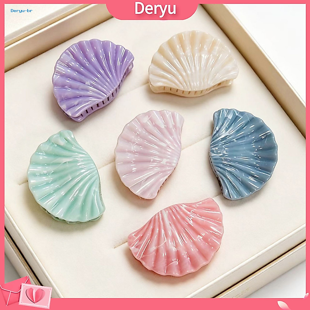 Medium Long Hair Claw Clip for Thick Strong Grip for Women Pearlescent Gradient Shell Design Lightweight Portable Access