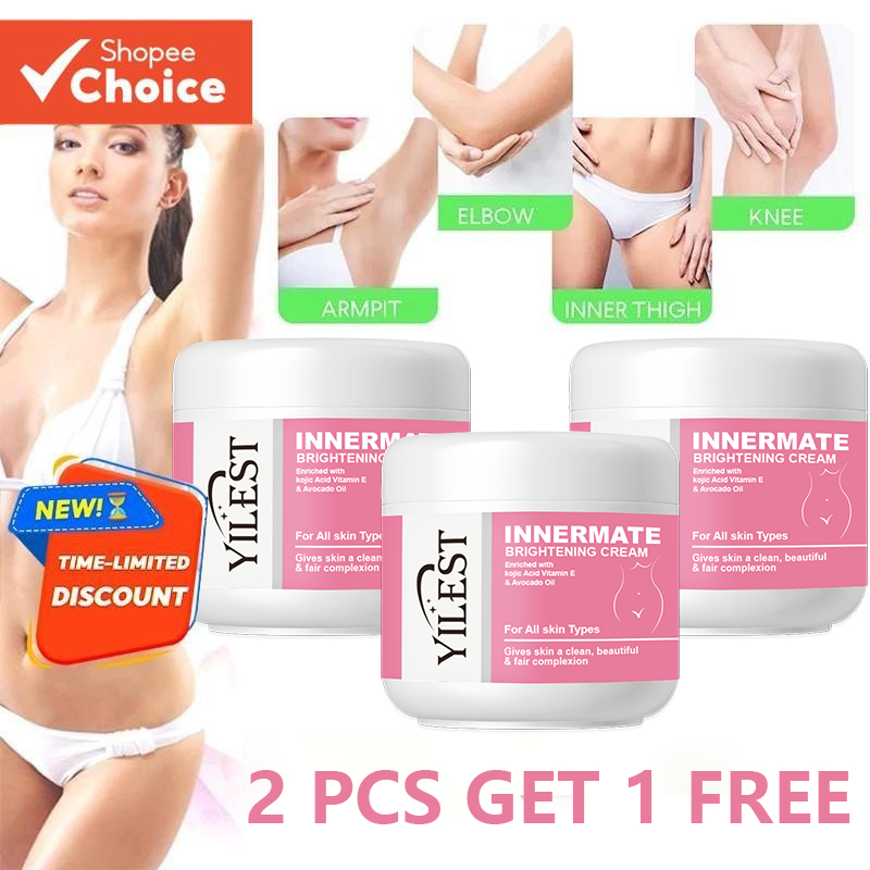 INNERMATE Brightening Cream 30g – Dark Spot Corrector for Underarms Knees Elbows Private Area Whitening Centella