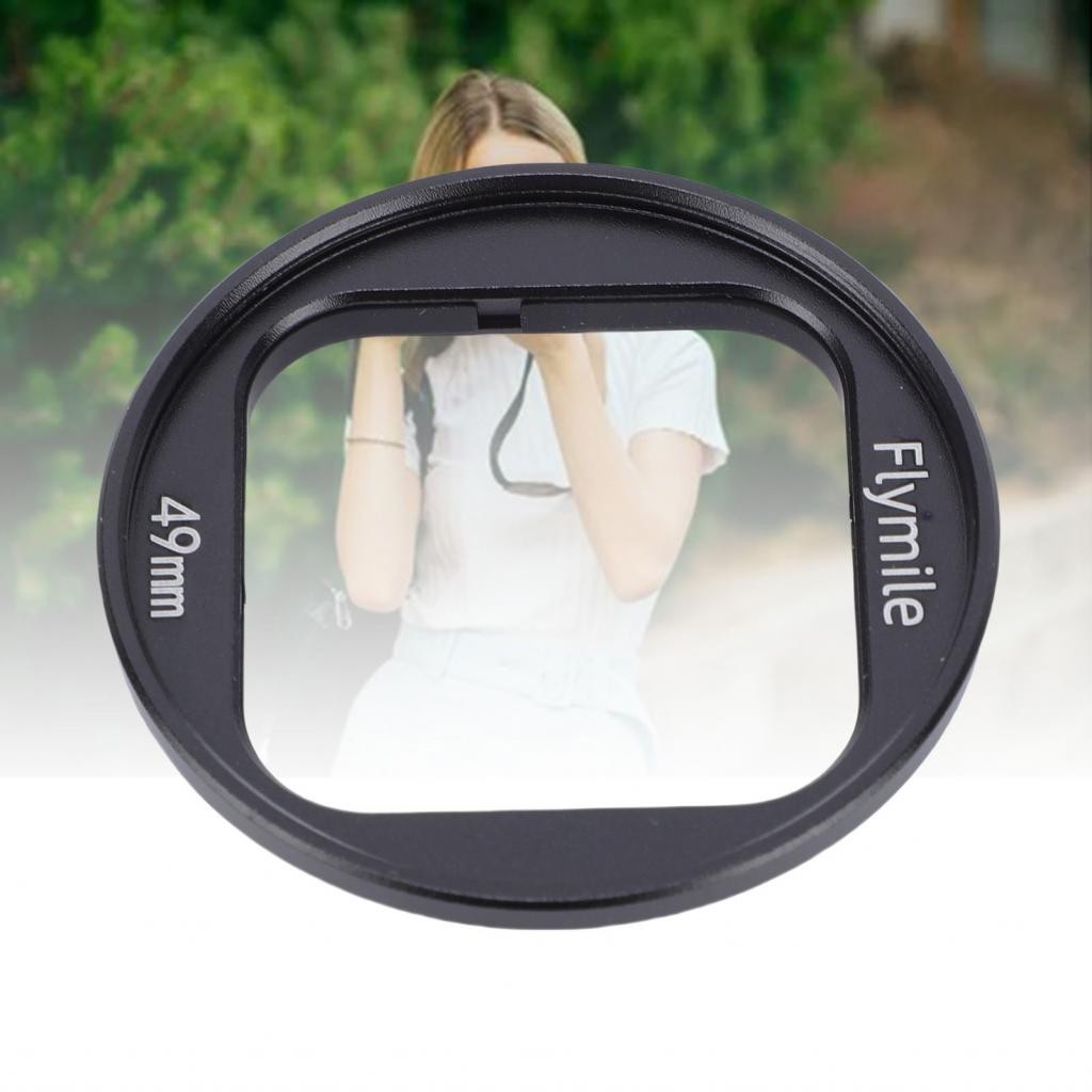 aemomo-BR Filter Holder Fit for Insta360 Ace Pro 2 Action Camera 49MM Aluminum Alloy Protective Frame