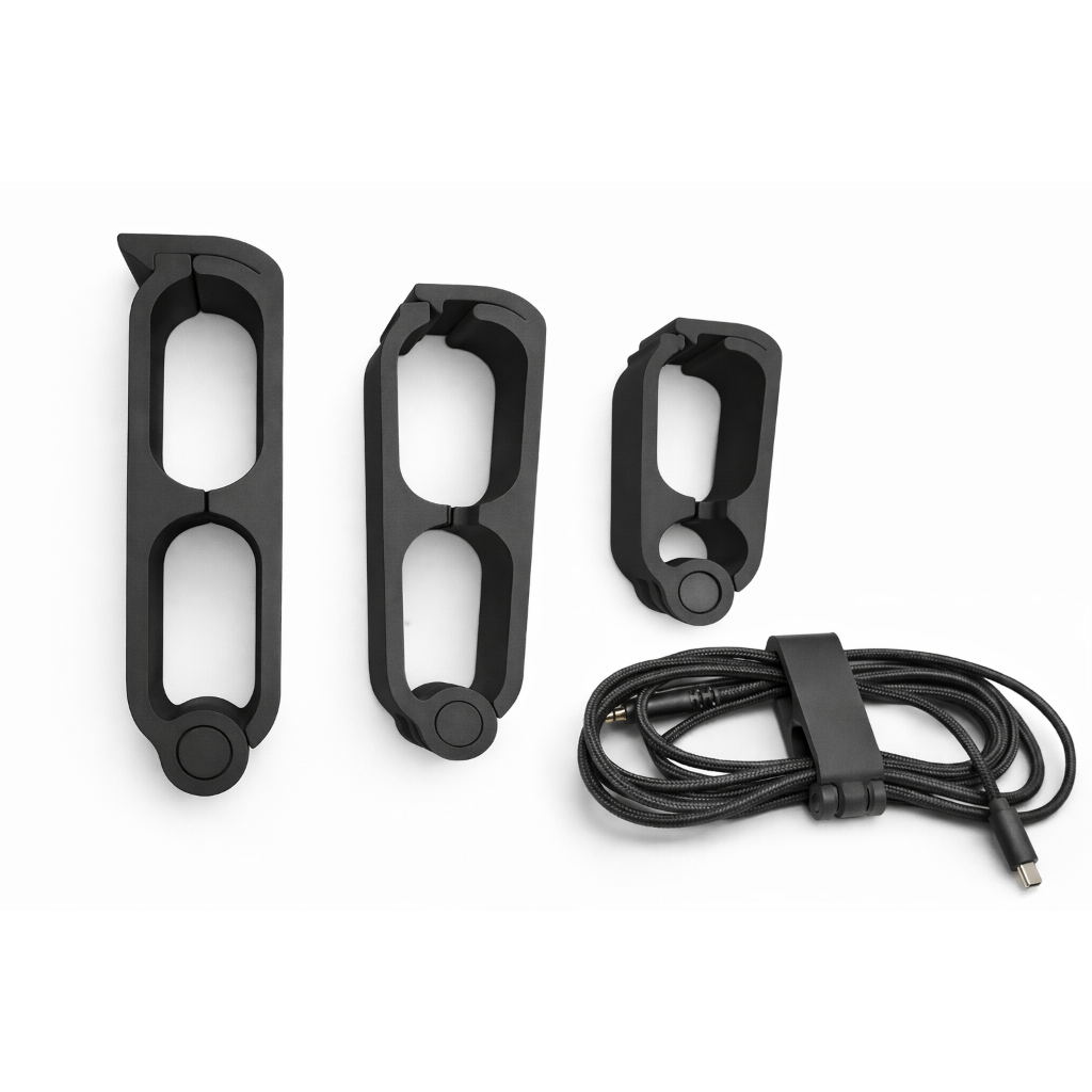 Kit 3 Organizador de Cabos Universal – 3 Tamanhos Diferentes para Fones, USB e Carregadores