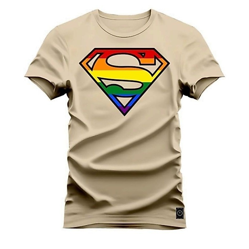 Camisa Camiseta super mem lgbt 100%algodão Cute Fofa Heroi Lbtg ENVIO IMEDIATO