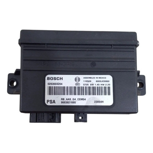Modulo Sensor Estacionamento Peugeot 408 2.0 16v Flex 2011 Preto
