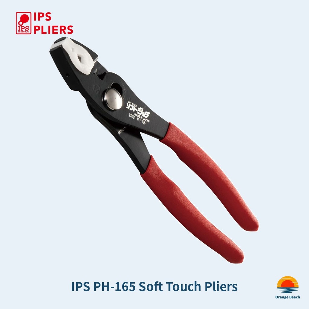 IPS PH-165 Alicate Combinado Soft Touch/Mordente De Resina/Corta Fio Mole 2.0mm/Anticorrosivo