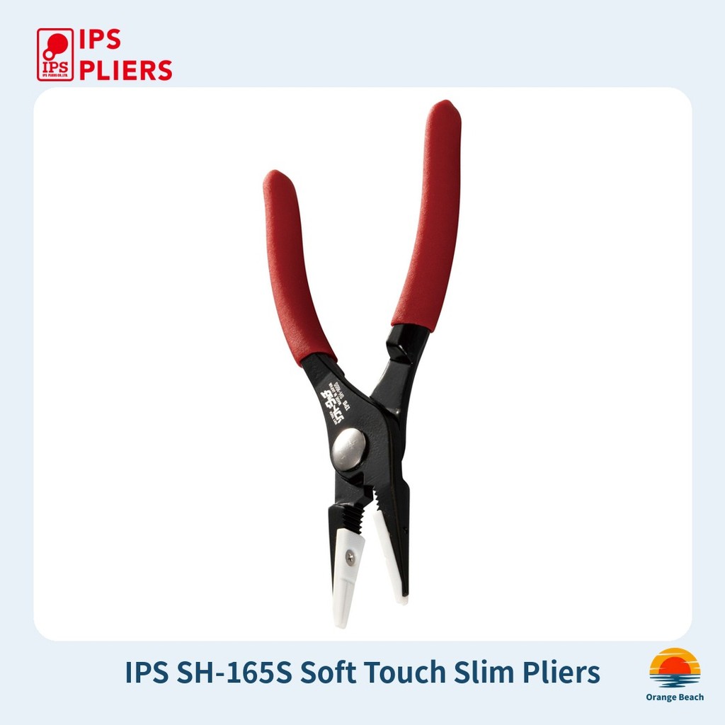 IPS SH-165S Alicate Slim Soft Touch/Mandibulas de Resina Sem Riscos/Corte de Arame 2.0mm