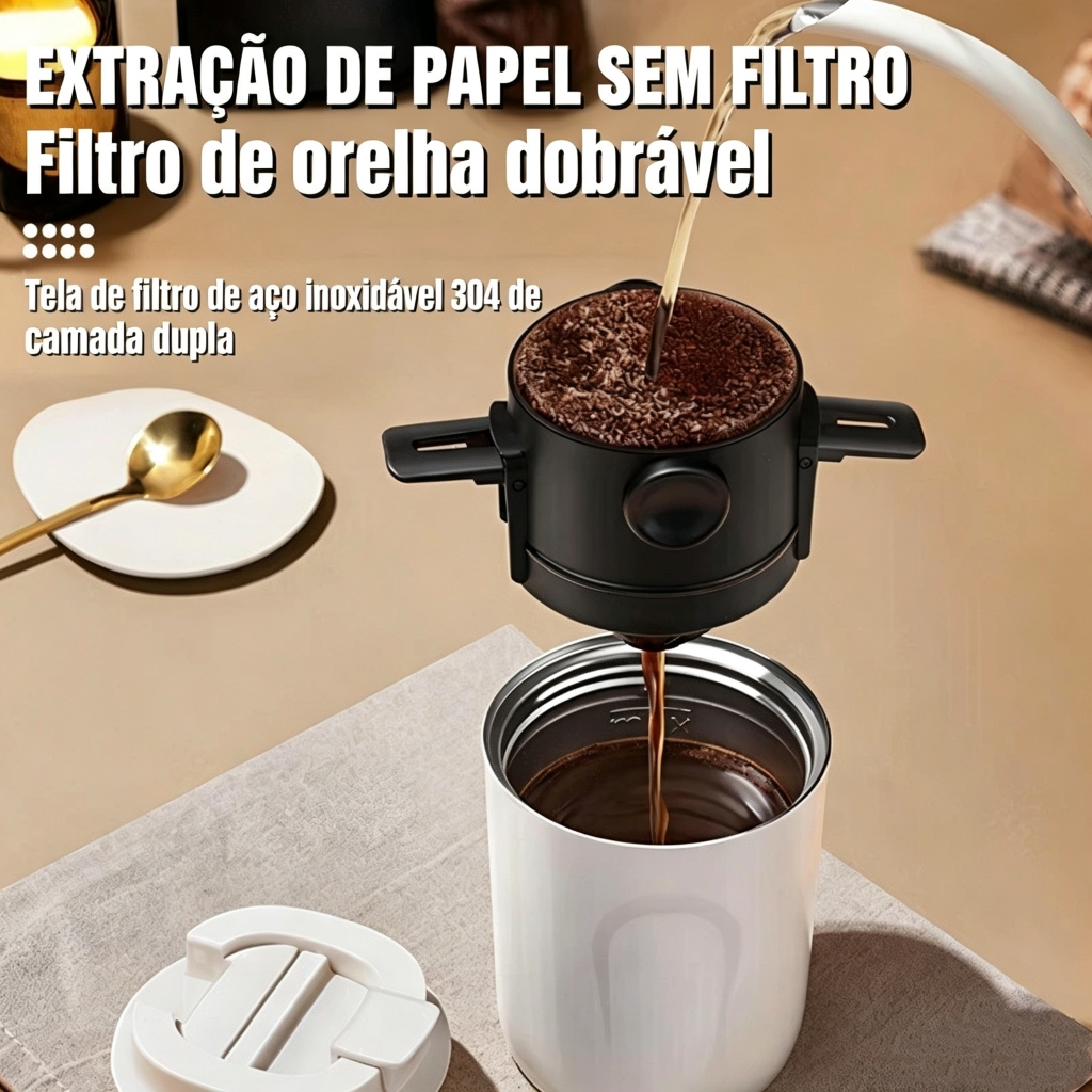 Mini Coffee Filter Tea Coffee Strainer Reusable Portable Stainless Steel