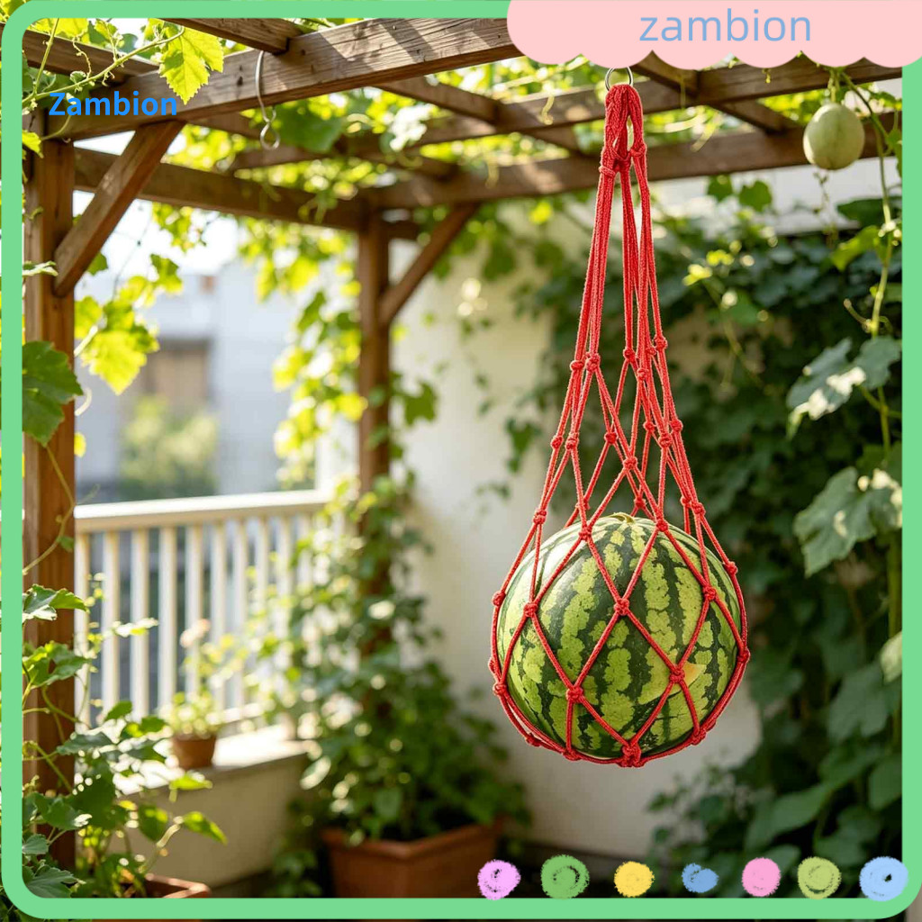 Watermelon Support Net Fruit Hammock for Garden 10pcs Reusable Sling Nets – Weatherproof Hammocks for Melons Cantaloup