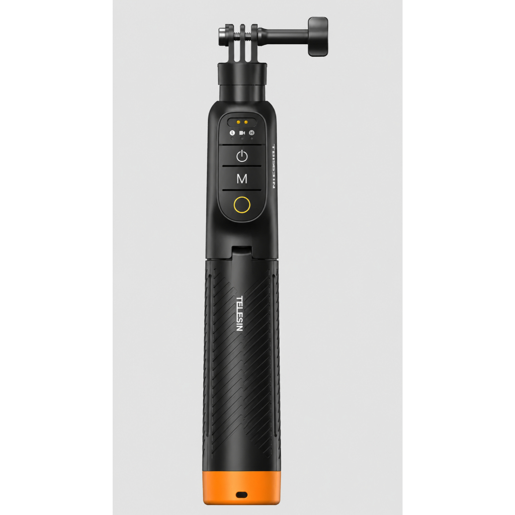 Bastão Tripé Flutuante Controle Bluetooth Para Gopro Telesin