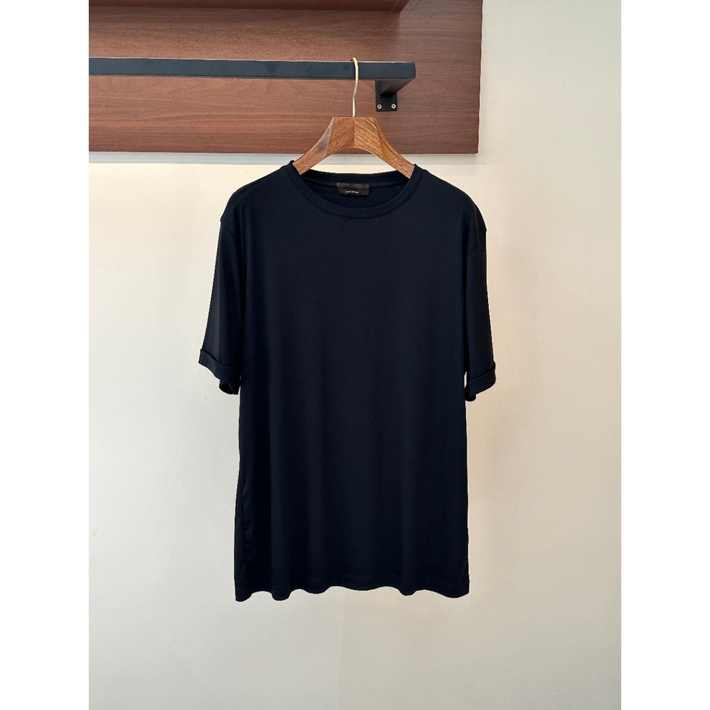 Men's cotton solid-color, round-neck, simple, versatile, basic short-sleeved shirt, new summer style T Shirt