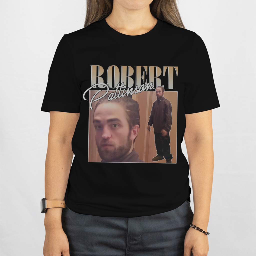 Camiseta Robert Pattinson Twilight Estilo Bootleg Retrô Crepusculo Batman