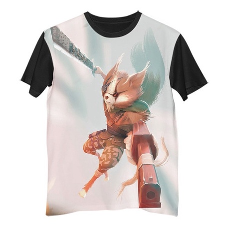 Pt Camisa Camiseta Ps4 Xbox One Game Biomutant Fanart G1444