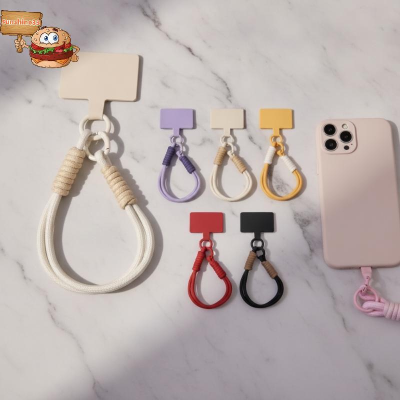sun Phone Wrist Hand Strap Cordão Durável Corda Trançada Colorida Anti-Perda 1 Pcs Para Smartphones Chaves Pequenos Disp