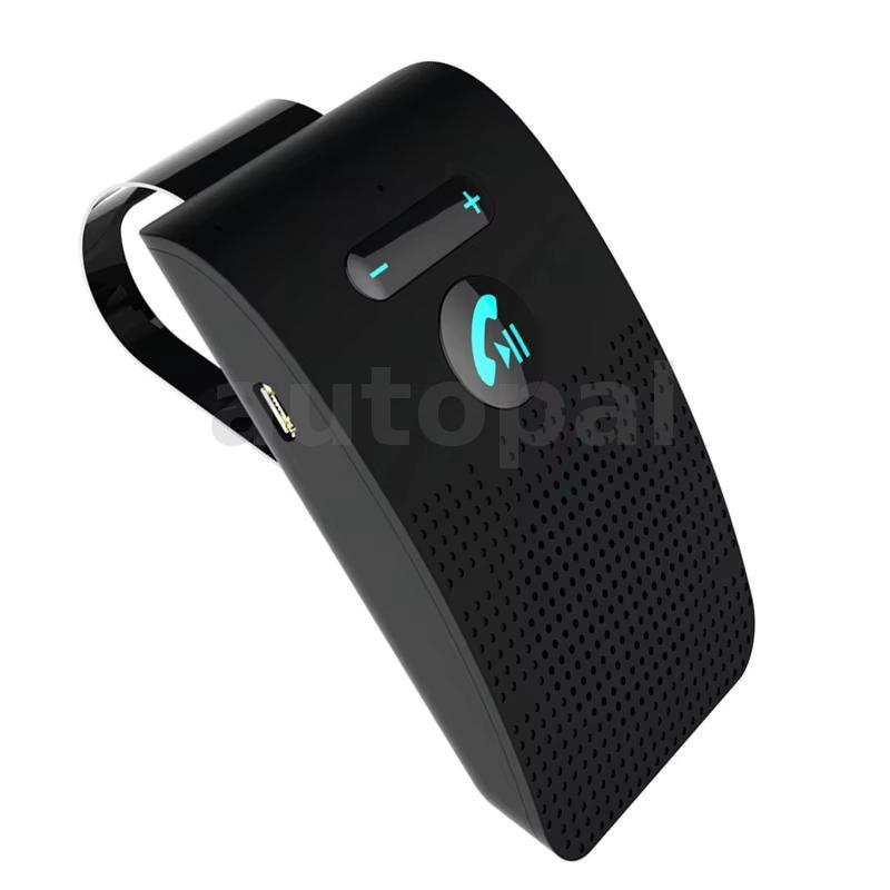 SP09 Handsfree Bluetooth 4.2 Kit De Carro Viva-Voz Clipe De Viseira Solar Com Liga Automática Multiponto Para Chamadas S