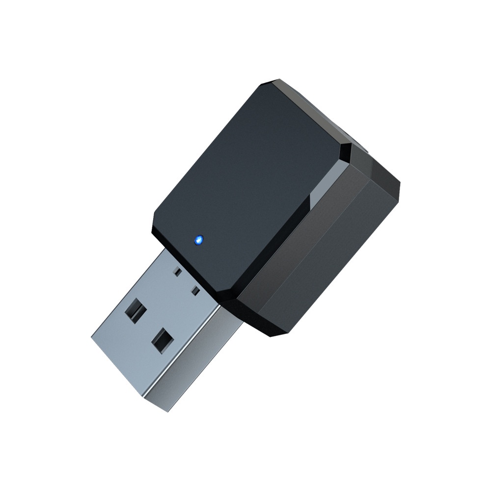 Receptor De Áudio Compatível Com Bluetooth 5.1 Saída Dupla AUX USB Stereo Car Handsfree Call Adaptador Sem Fio Para Microfone Embutido
