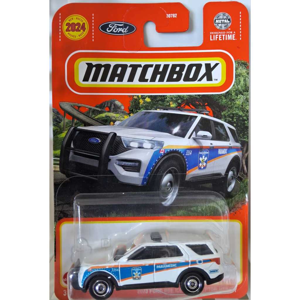 Matchbox 2023 Ford Police Interceptor Utilitity Paramedic