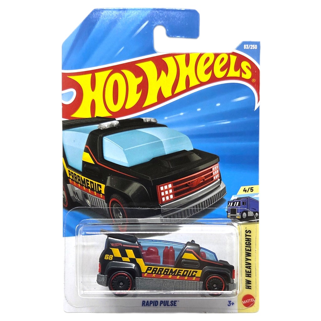 Miniatura Esc. 1:64 Hot Wheels Rapid Pulse Paramedic 83/250