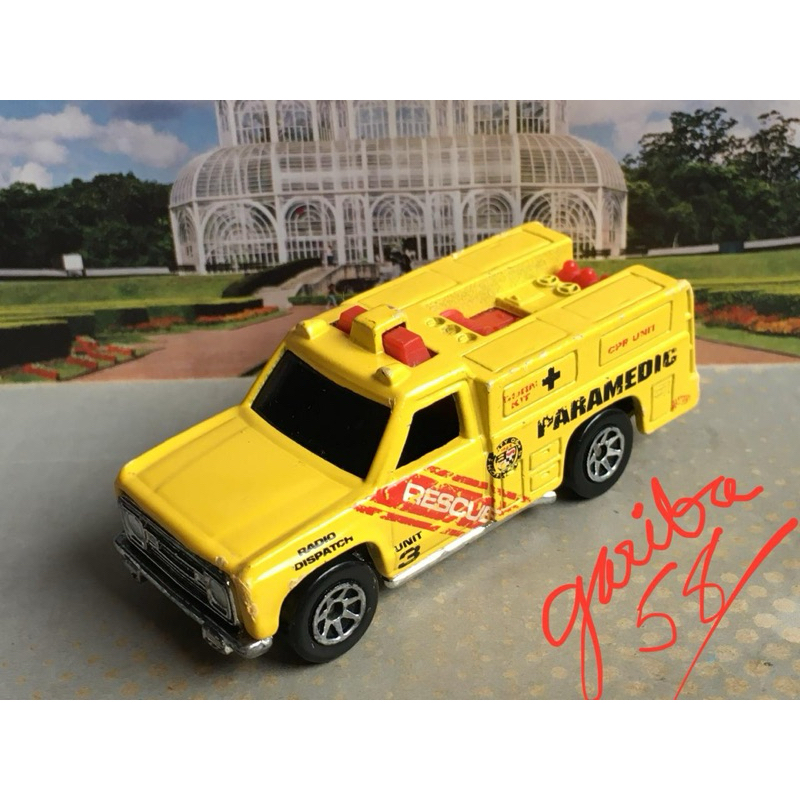 HOT WHEELS RESCUE RANGER PARAMEDIC 1997 RESCUE SQUAD 5-pack PEQ DETALHES GARIBA58