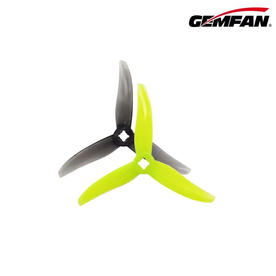 Hélice Gemfan Hurricane 3525 3.5″ 3 Pás PC – 2Pares (4Unid.) M5&T-Mount para Drone FPV Freestyle Toothpick 3.5 Polegadas