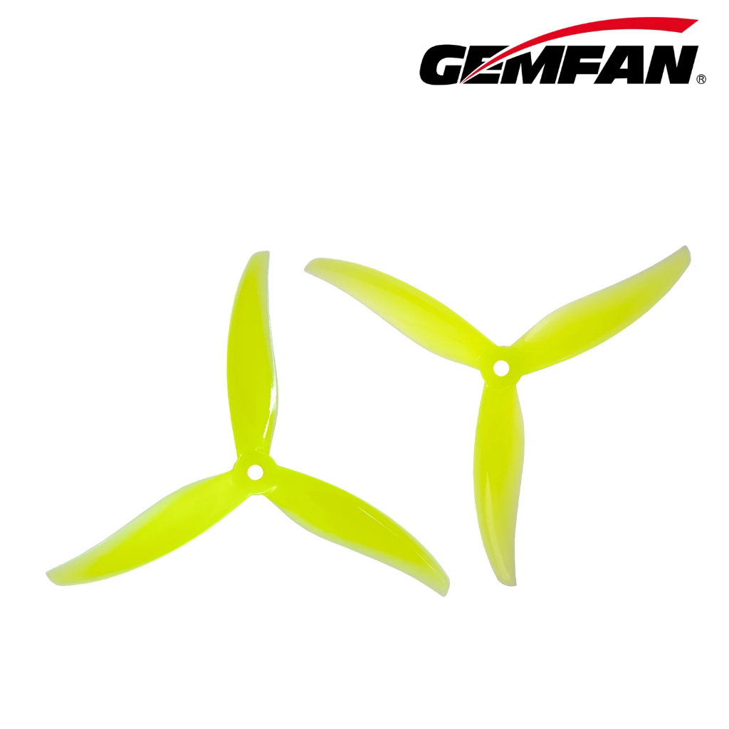 4 Peças/2 Pares Gemfan Proxy 5127.5 5 Polegadas 3 Lâminas/Tri-Lâmina Hélice Adereços FPV Freestyle Para Racing Drone