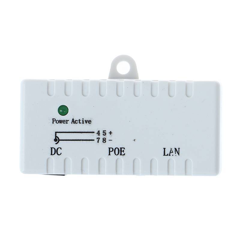 qo 12V-48V Injetor POE Passivo Para Câmera IP VoIP Phone Netwrok AP Dispositivo br