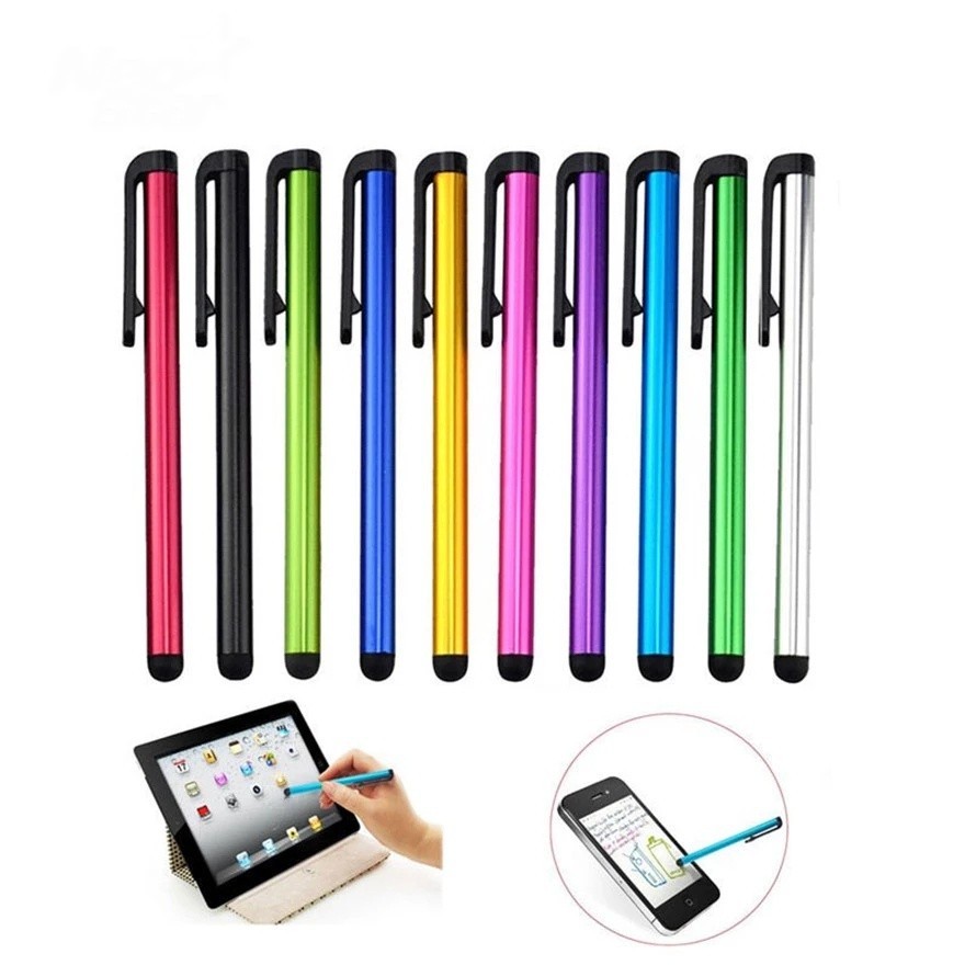 10 Estilos Tablets Telefones Celulares 7.0 Capacitivo Caneta Stylus De Alumínio Com Tela Sensível Ao Toque