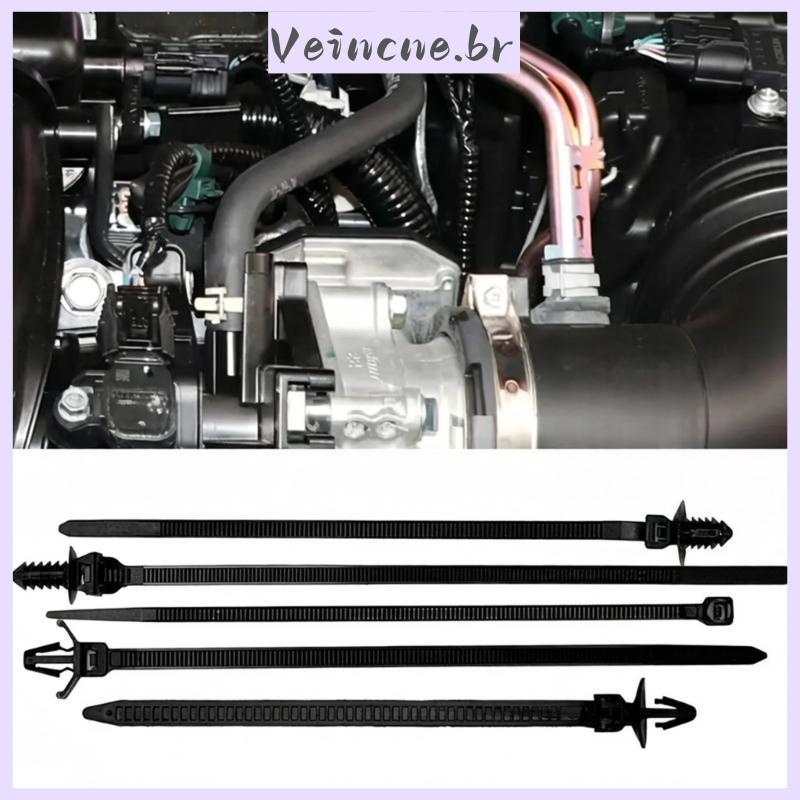 VEI 160Pcs Carro Fio Chicote Clipe Forças Nylon Push Mount Cable Ties Para Fixação Estável