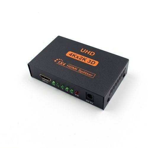 Splitter Distribuidor Divisor Hdmi 4k 1x4 Versão 4k 3840p