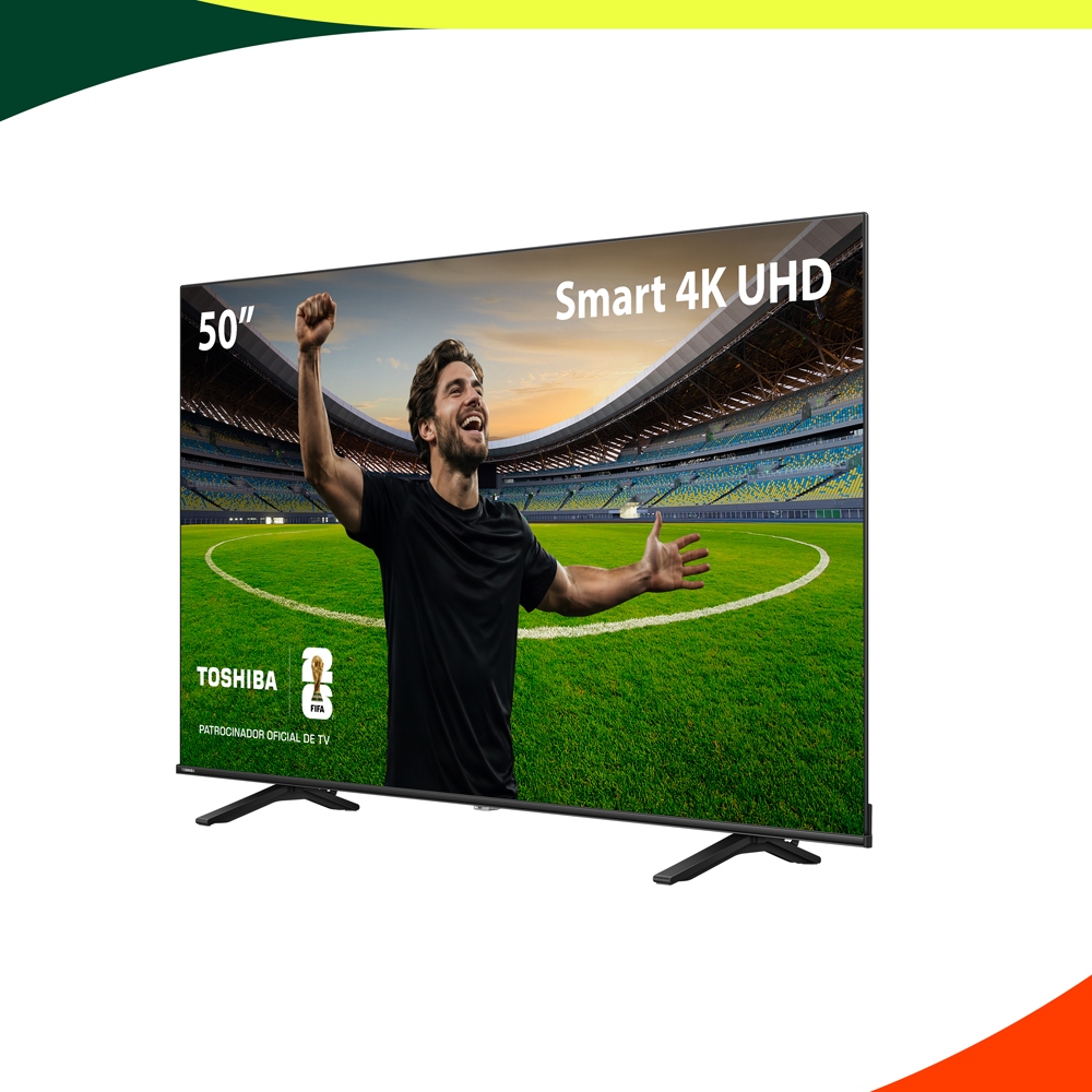 Smart TV DLED 50 4K Toshiba 50C350NS VIDAA 3 HDMI 2 USB Wi-Fi - TB029M