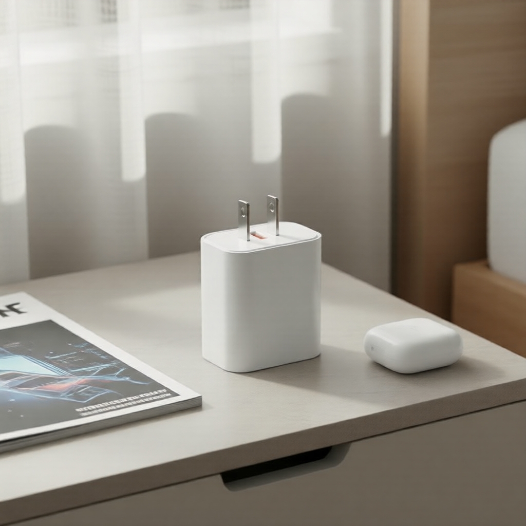 Carregador de Parede Rápido USB-C de 20W, Adaptador de Energia QC3.0 para iPhone 14 Pro/Xiaomi/Huawei/Samsung