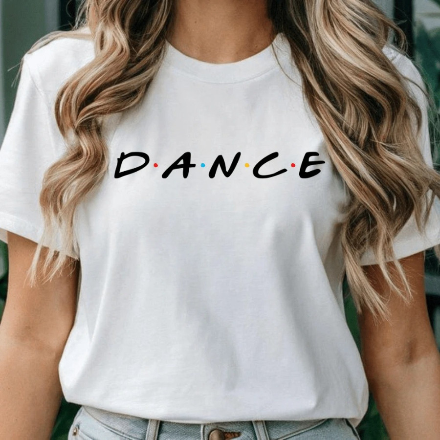 Camiseta Feminina Dança Ballet Dance Blusa T Shirt 100% Algodão