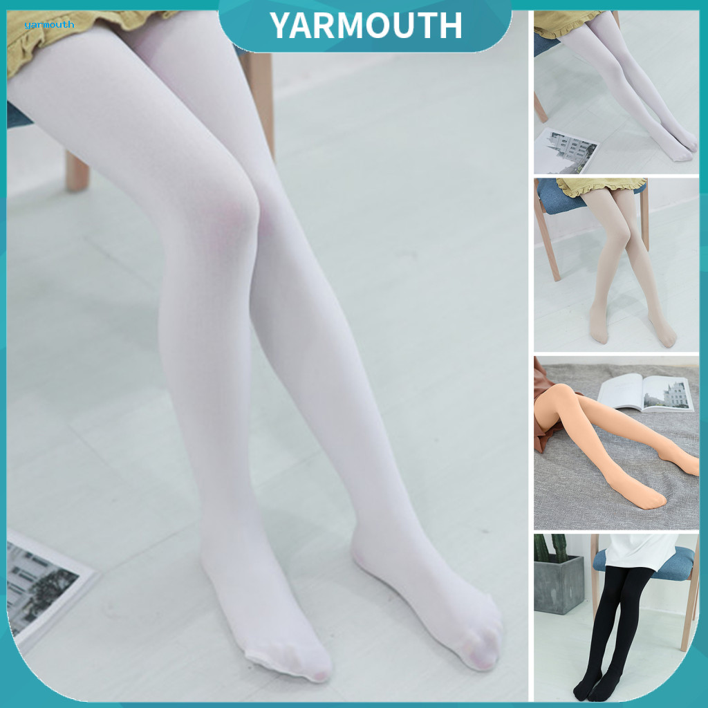 Kids Warm Leggings Children Stocking Children's Ballet Dance Tights High Waist Solid Color Elastic Skinny Anti-slip Perf
