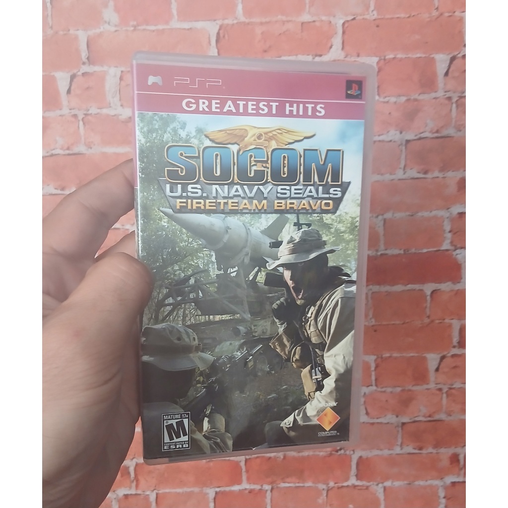 Jogo PSP: Socom U.S. Navy Seals Fireteam Bravo (Original)