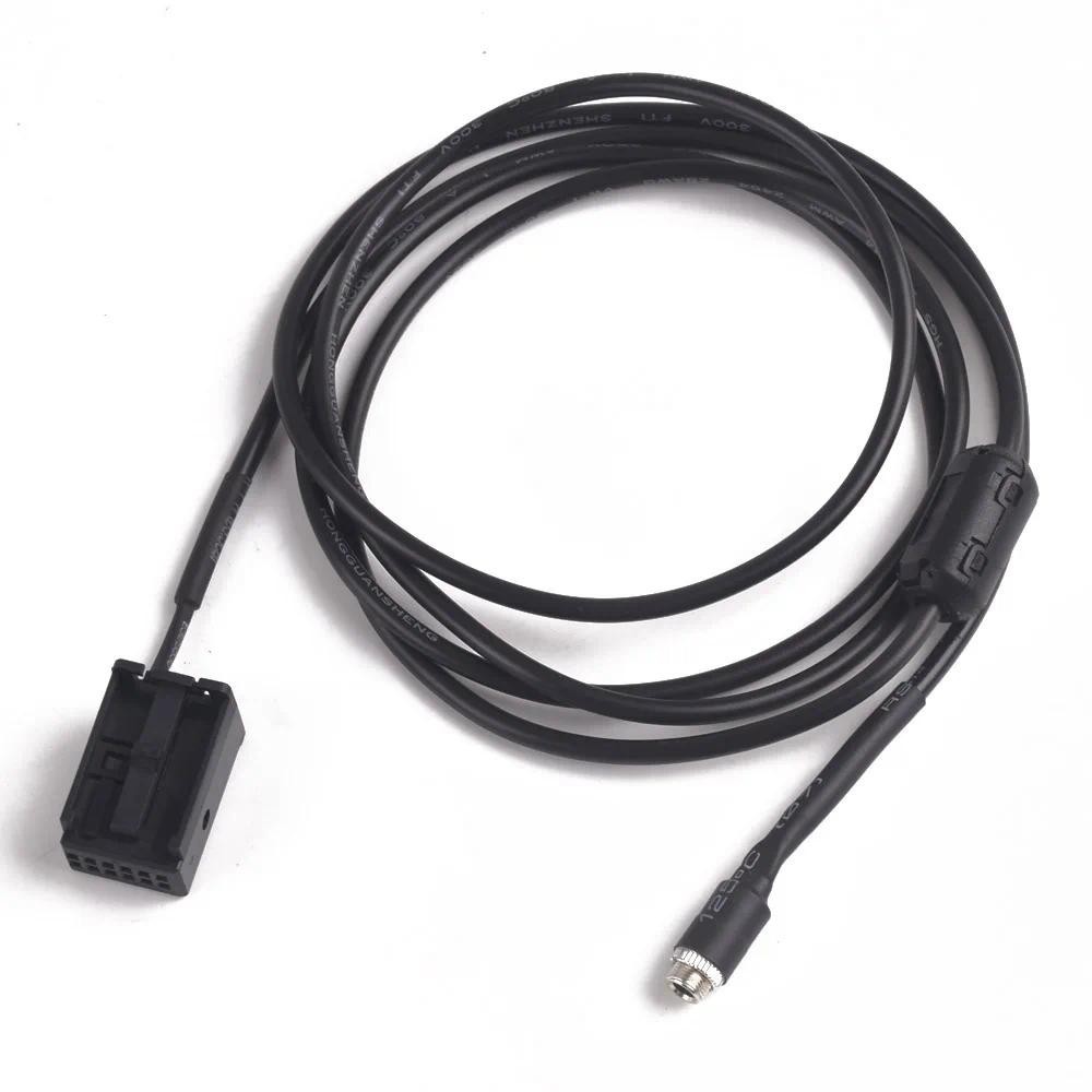 12Pin 3.5mm Fêmea Jack AUX Adaptador Cabo De Interface De Rádio MP3 Para BMW E85 E86 Z4 E83 X3 Mini Cooper