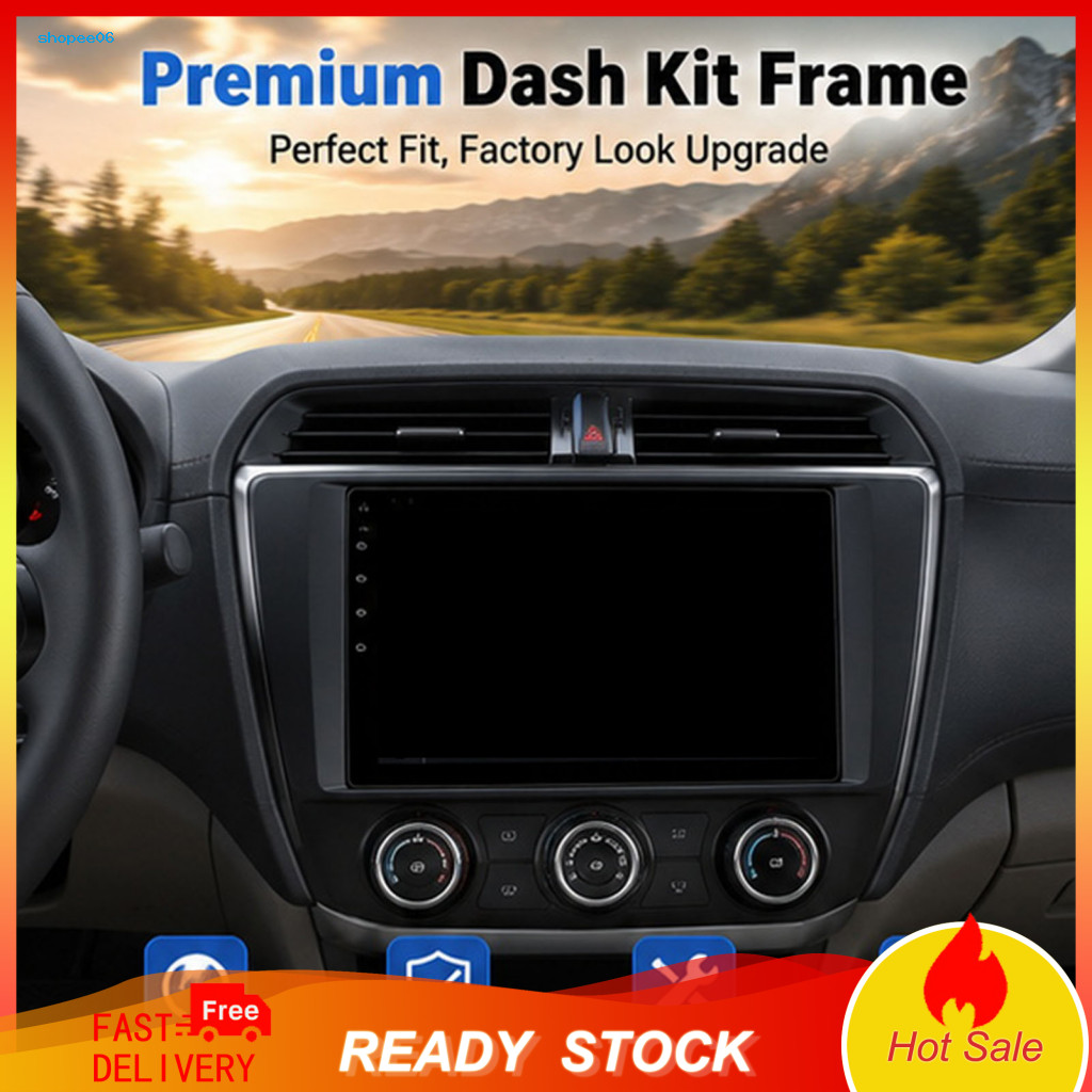 9 Inch Navigation Frame Car Radio Dash Kit Android Touchscreen for Honda Cr-v 2008-2011 Stereo Mounting Bezel Fascia Rep