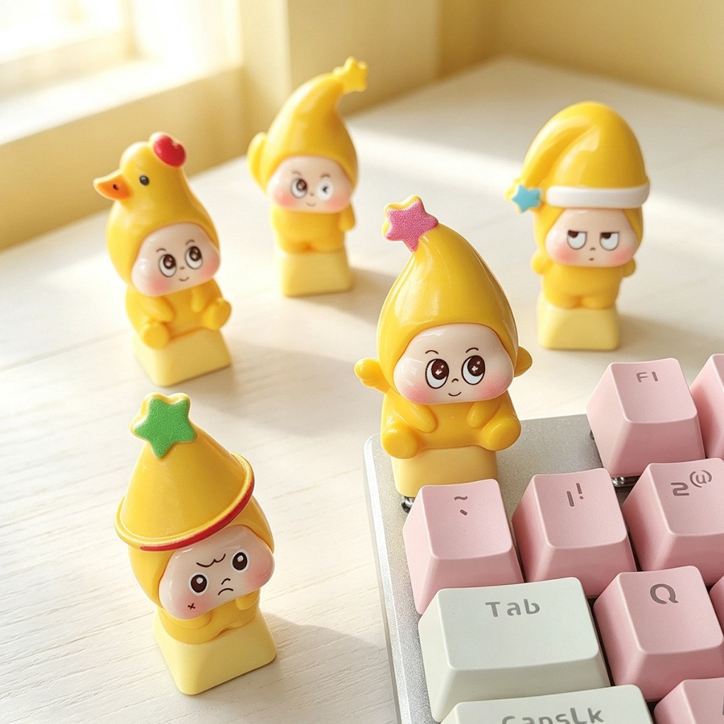 Teclas Personalizadas Cartoon Starman 3D Keycap Para Presentes De Teclado Mecânico Amantes
