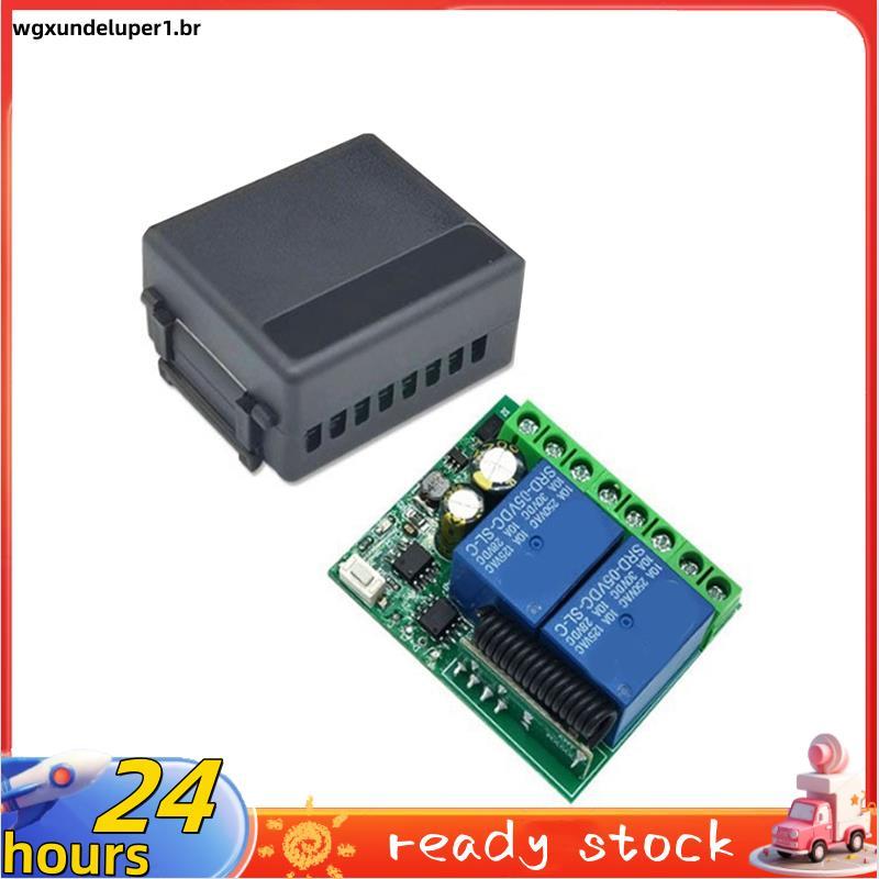 5V 12V 24V Interruptor De Controle Do Motor De 2 Canais Para Frente , Haste Telescópica Reversa , Remoto Sem Fio 433M
