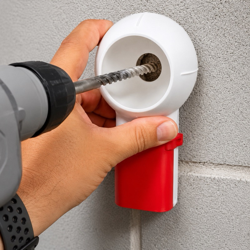 Coletor de Pó para Furadeira Sem Sujeira | Acessório Universal para Perfuração em Parede - Envio imediato