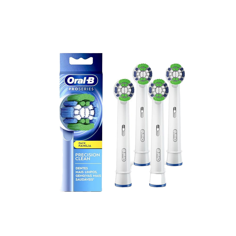 Refil Para Escova Elétrica Oral-B Precision Clean 4 Unidades