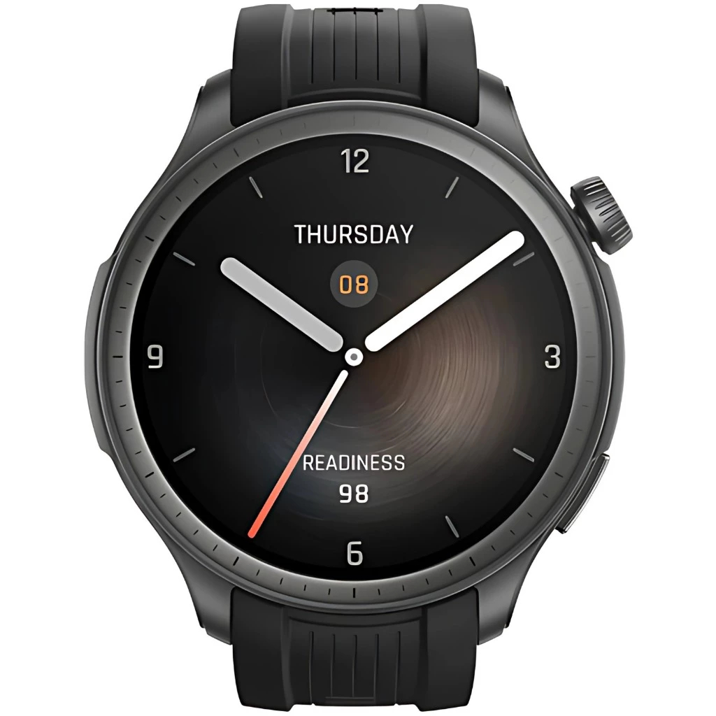 Amazfit Balance A2287 Preto Smartwatch Monitor de Saúde Tela AMOLED GPS Alexa Bateria de Longa Duração