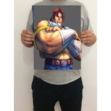 Pôster Thunder Hawk ( Street Fighter) 43x32 Cm