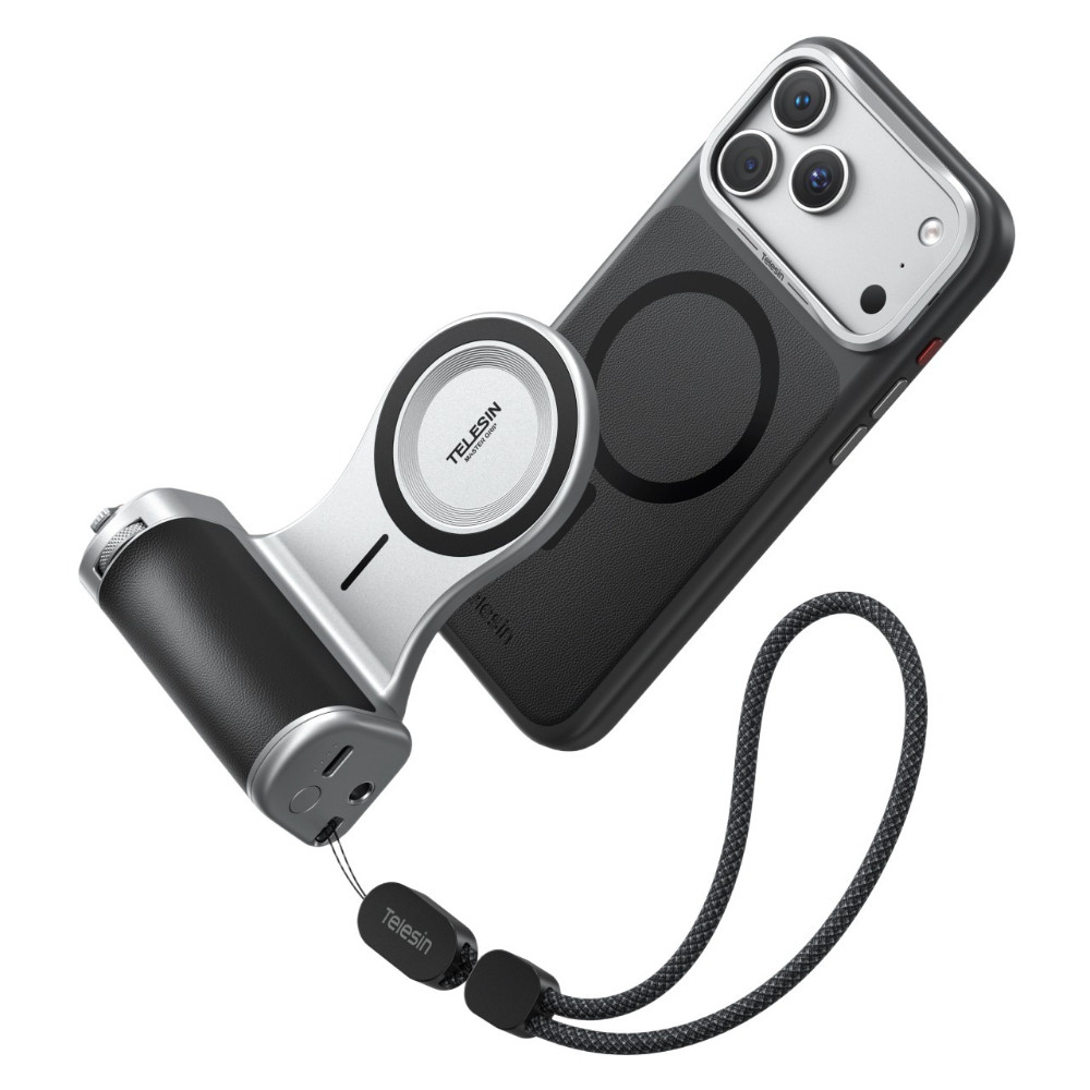 TELESIN Master Grip Clássico Para IPhone18Pro/18 Pro Max Câmera Aperto Magnético Caso Bluetooth Obturador Fotografia Kit