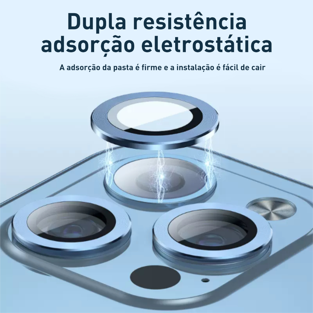Eagle Eye Phone Camera Metal Lens Protector para toda a gama de iPhones